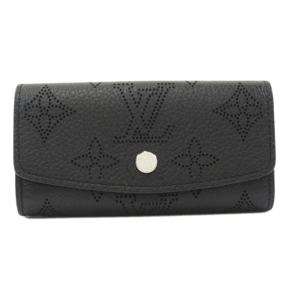 Louis Vuitton Multicle 4 Key Case Mahina Leather Black
